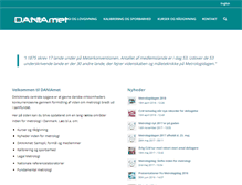 Tablet Screenshot of daniamet.dk